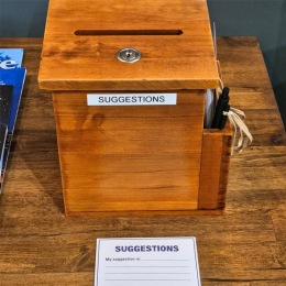 a suggestion box
